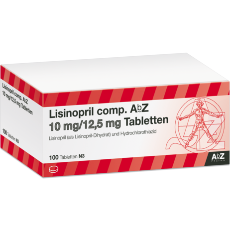 Lisinopril comp. AbZ 10&nbsp;mg/12,5&nbsp;mg Tabletten