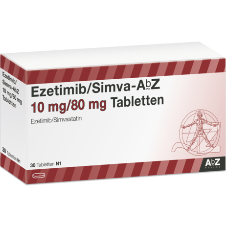 Ezetimib/Simva-AbZ 10&nbsp;mg/80&nbsp;mg Tabletten